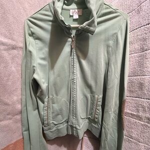 LOFT mint Bomber Jacket